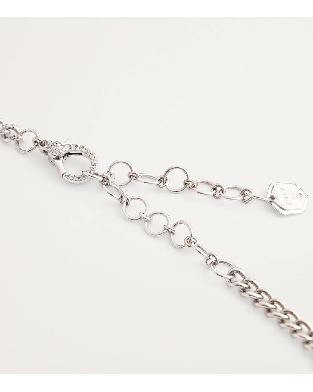 SHAY Metallic And Diamond Baby Link Choker Necklace