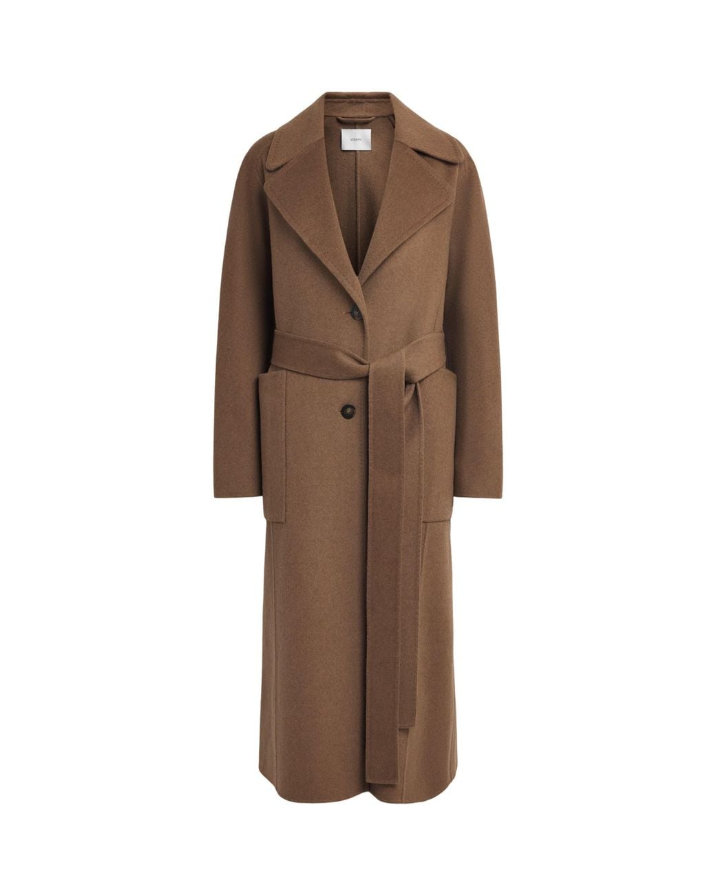 Joseph Brown Wool-Cashmere Spencer Coat