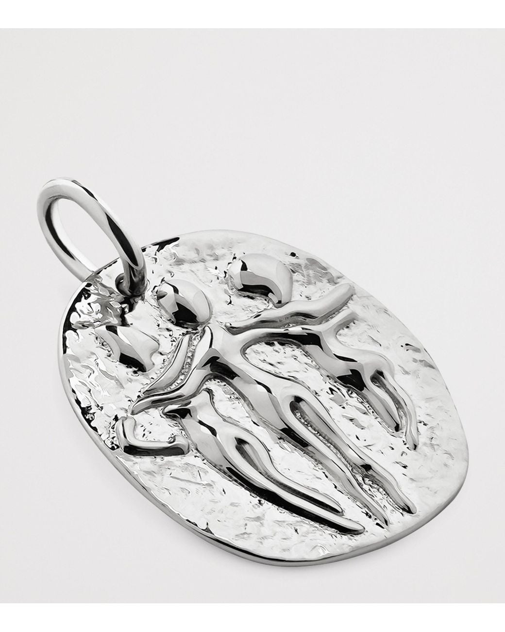 Monica Vinader Metallic Sterling Talisman Sisterhood Pendant