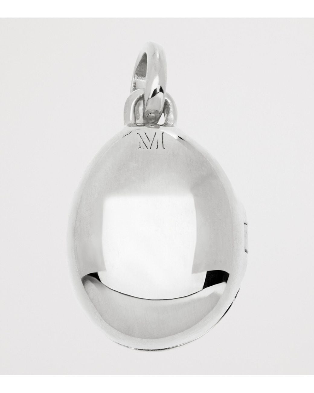 Monica Vinader Metallic Sterling And Citrine November Birthstone Locket