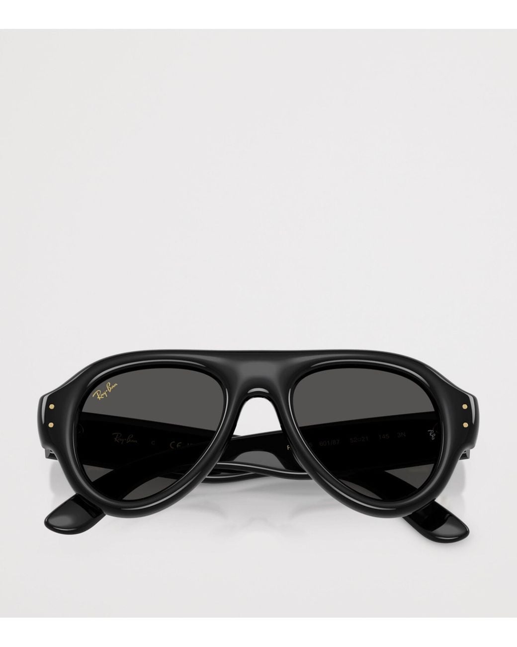 Ray-Ban Black Aviator Puffer Sunglasses