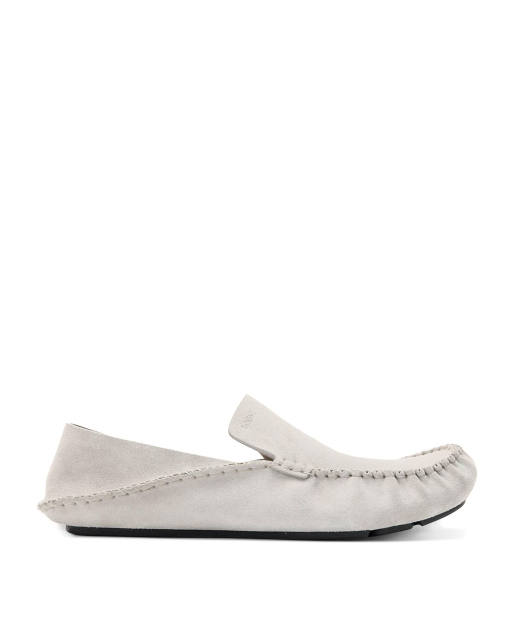 Loewe White Suede Rambla Loafers for men