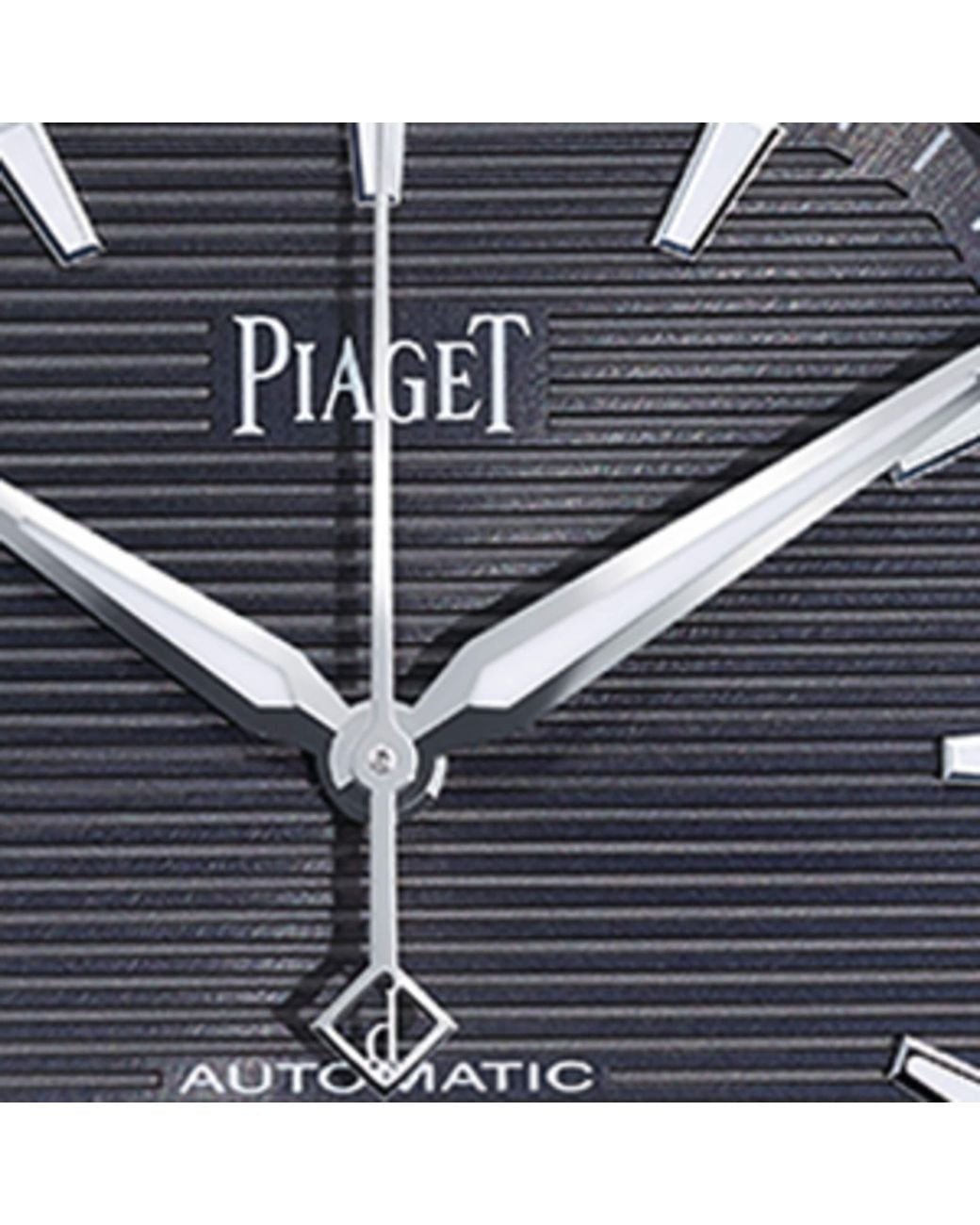 Piaget Metallic Stainless Steel Polo Date Watch