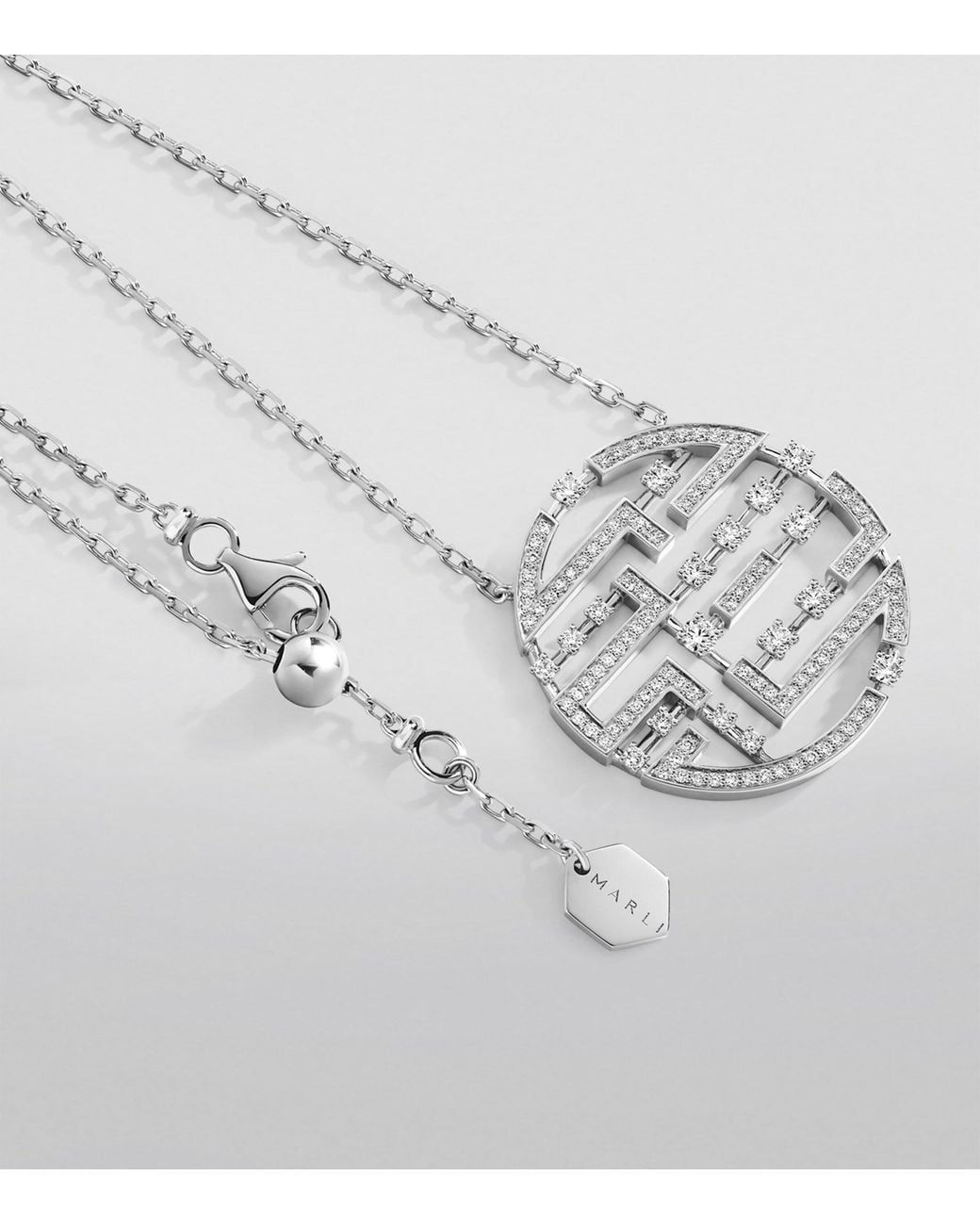Marli New York White And Diamond Avenues Luxe Necklace