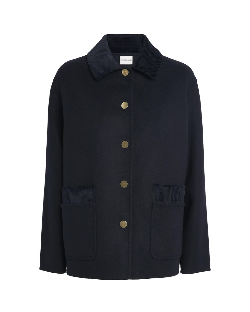 Claudie Pierlot Blue Wool Tailored Coat