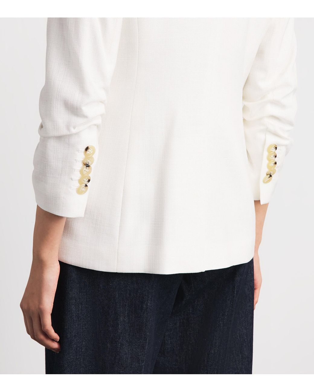 Veronica Beard White Battista Dickey Blazer