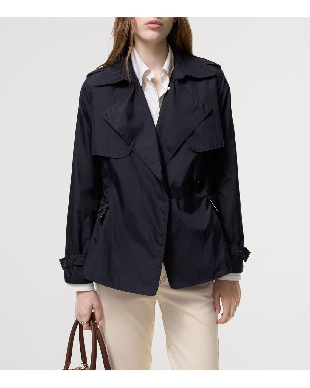 Burberry Blue Pembury Trench Jacket