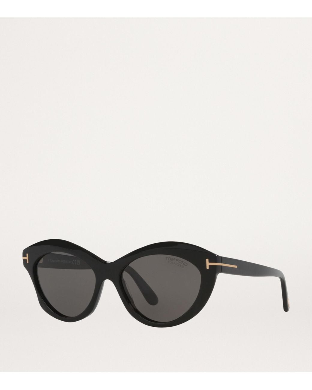 Tom Ford Black Acetate Toni Sunglasses