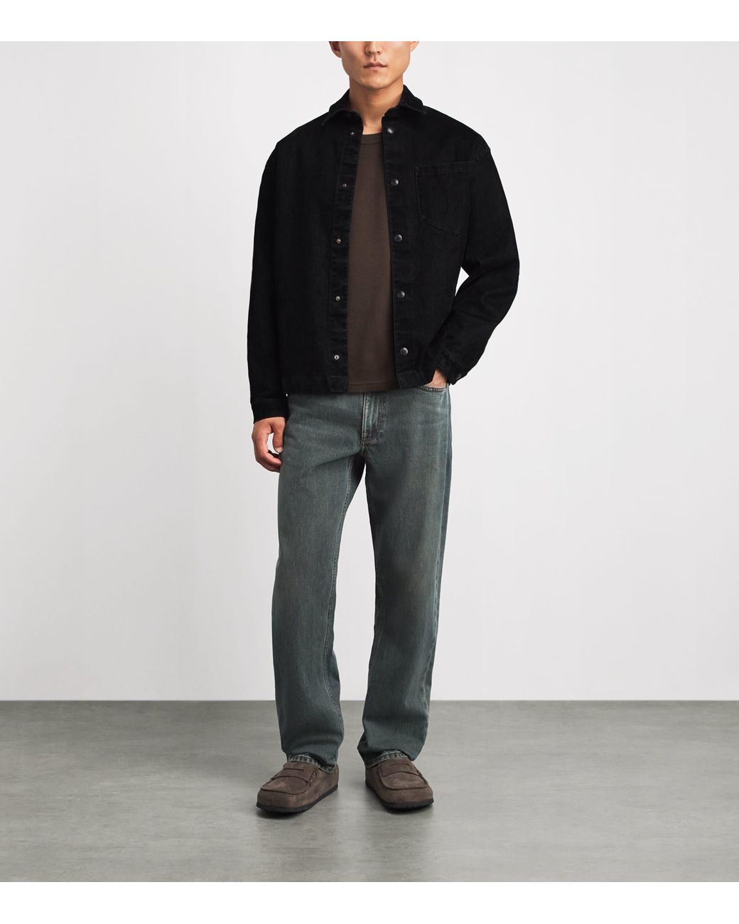 Rag & Bone Gray Fit 4 Straight Jeans for men