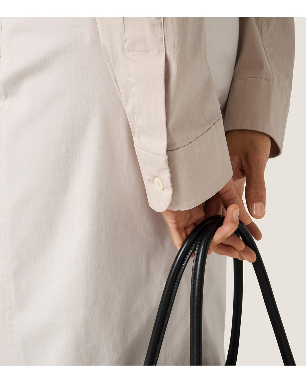 Miu Miu Natural Stretch-Poplin Shirt