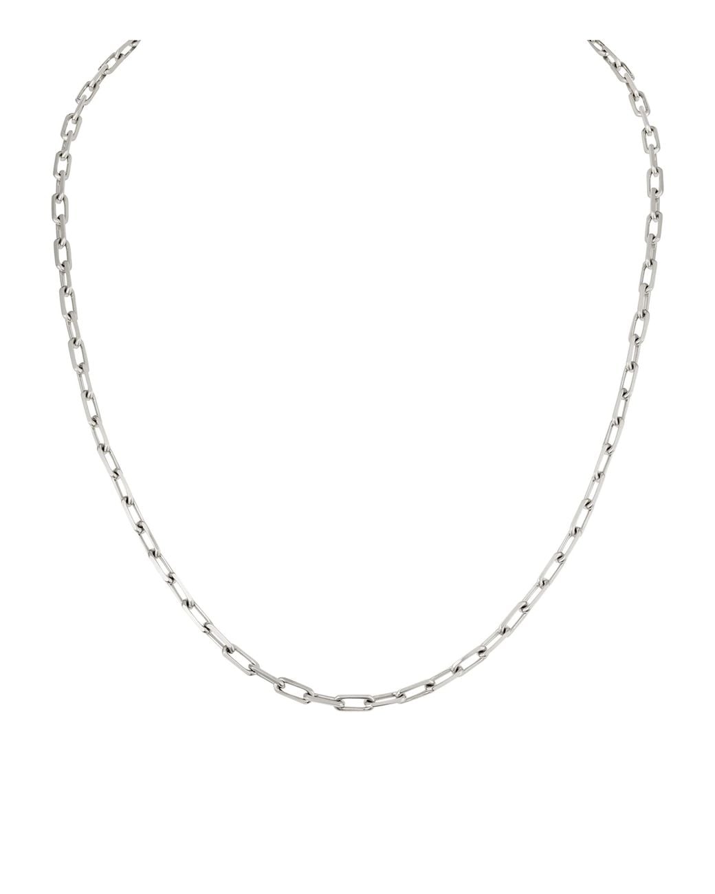 Cartier Metallic Small Santos De Chain Necklace