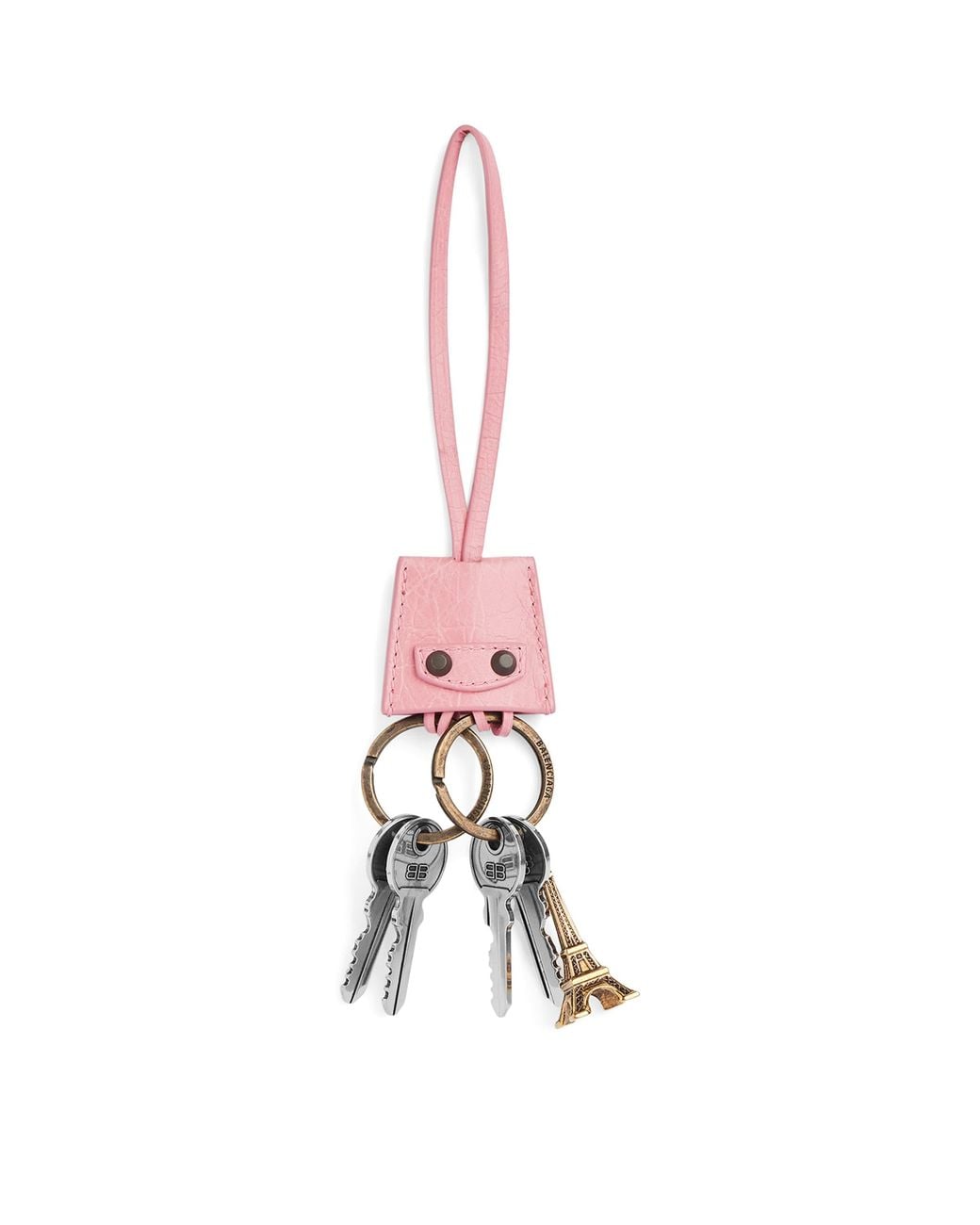 Balenciaga Pink Le City Bag Charm