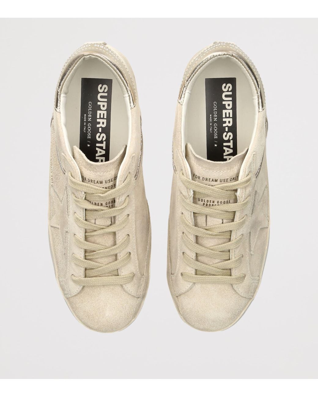 Golden Goose Deluxe Brand Natural Suede Super Star Sneakers