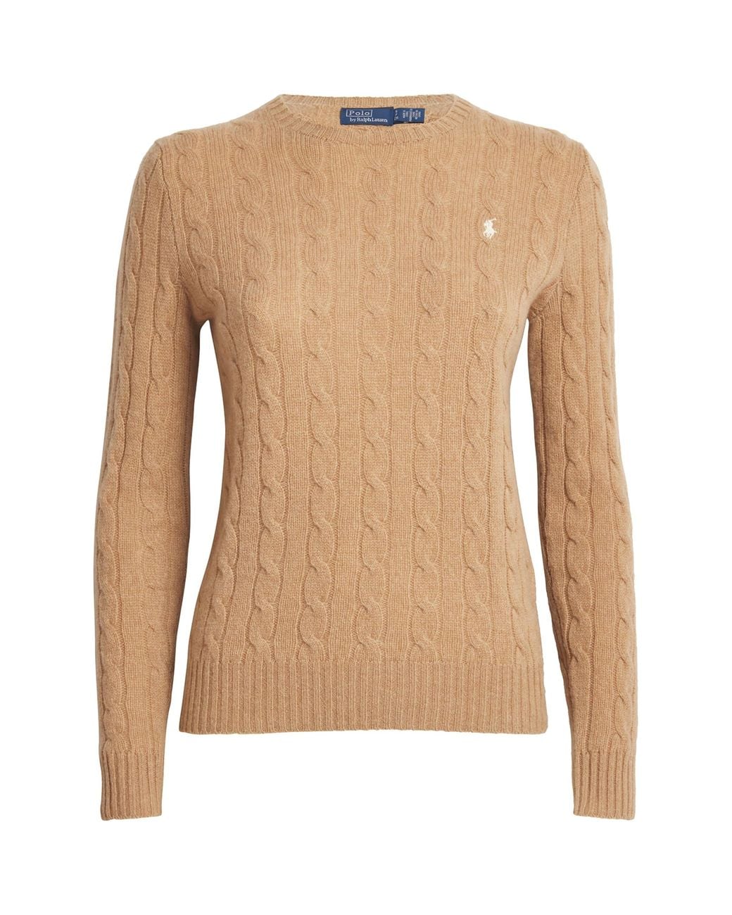 Polo Ralph Lauren Brown Wool-Cashmere Julianna Sweater
