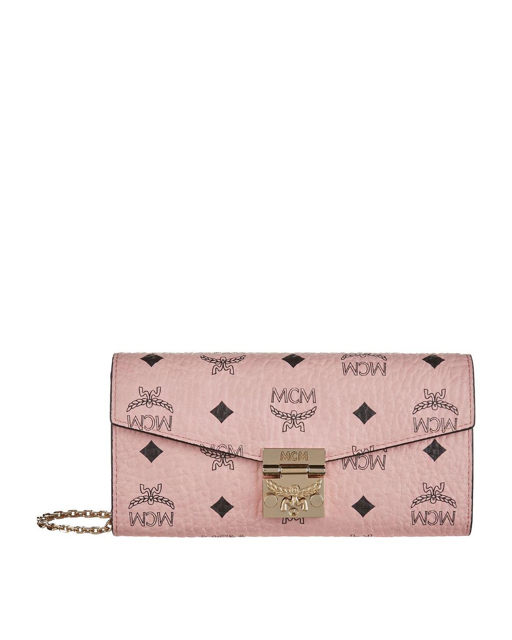 MCM Large Patricia 2 Fold Wallet in Pink | Lyst