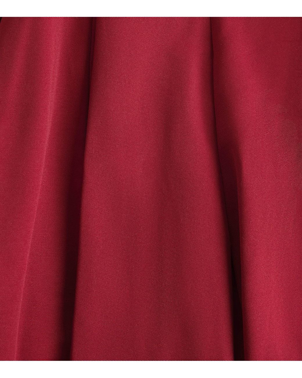 Staud Red Cotton-Blend Joy Maxi Dress