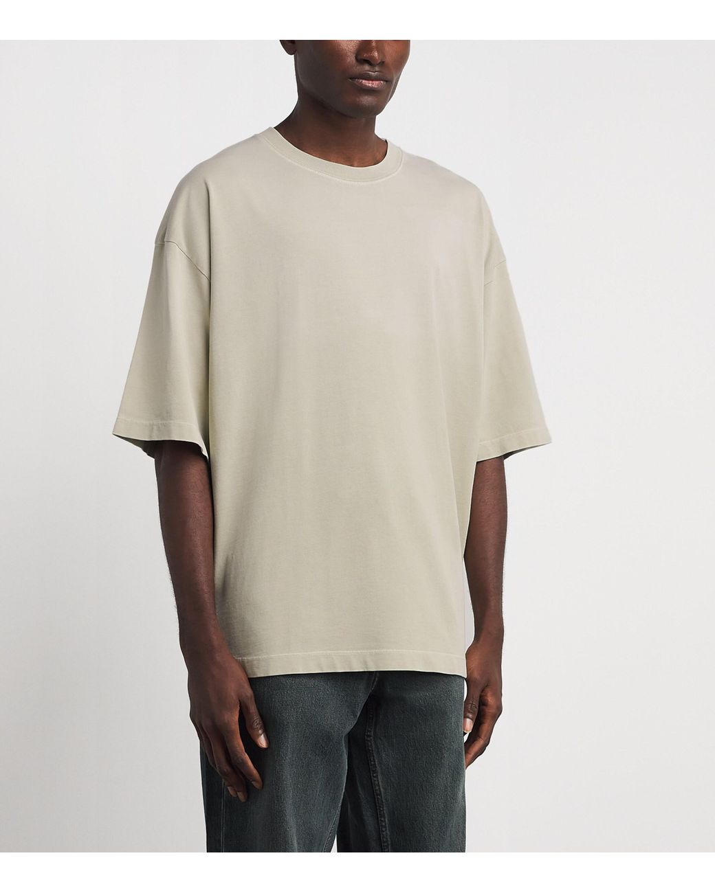 Agolde White Cotton Portman T-Shirt for men