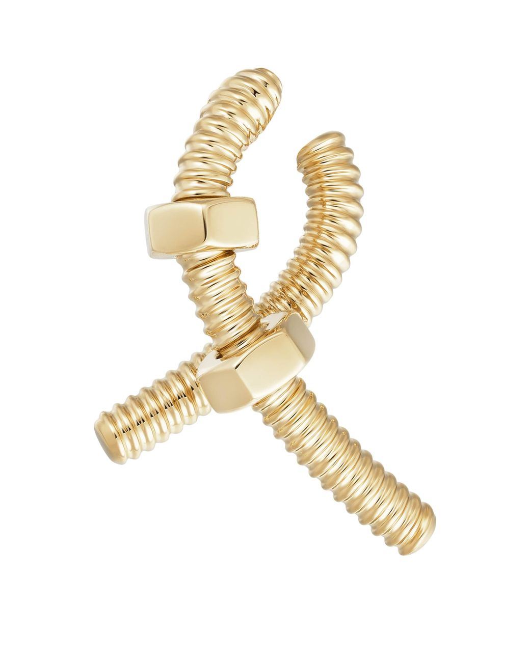 Cartier Metallic Écrou De Single Earring