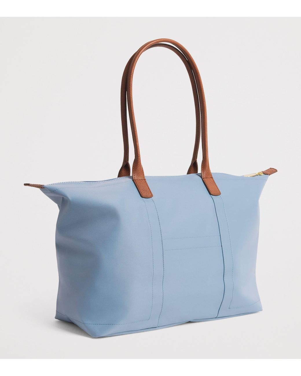 Harrods Blue Medium Nylon Tote Bag