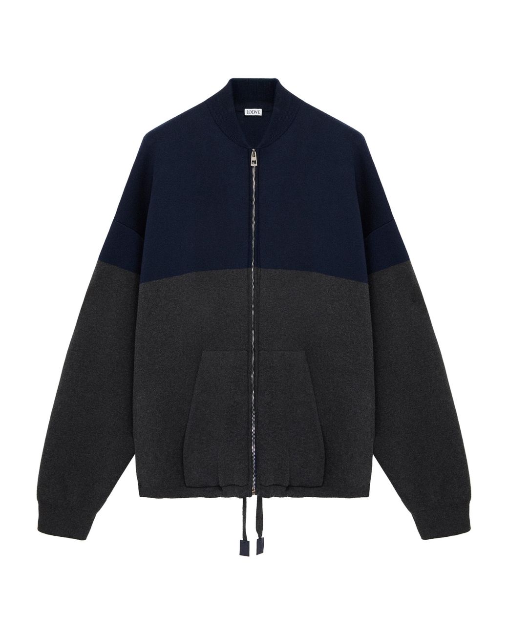 Loewe Blue Two-Tone Cardigan for men