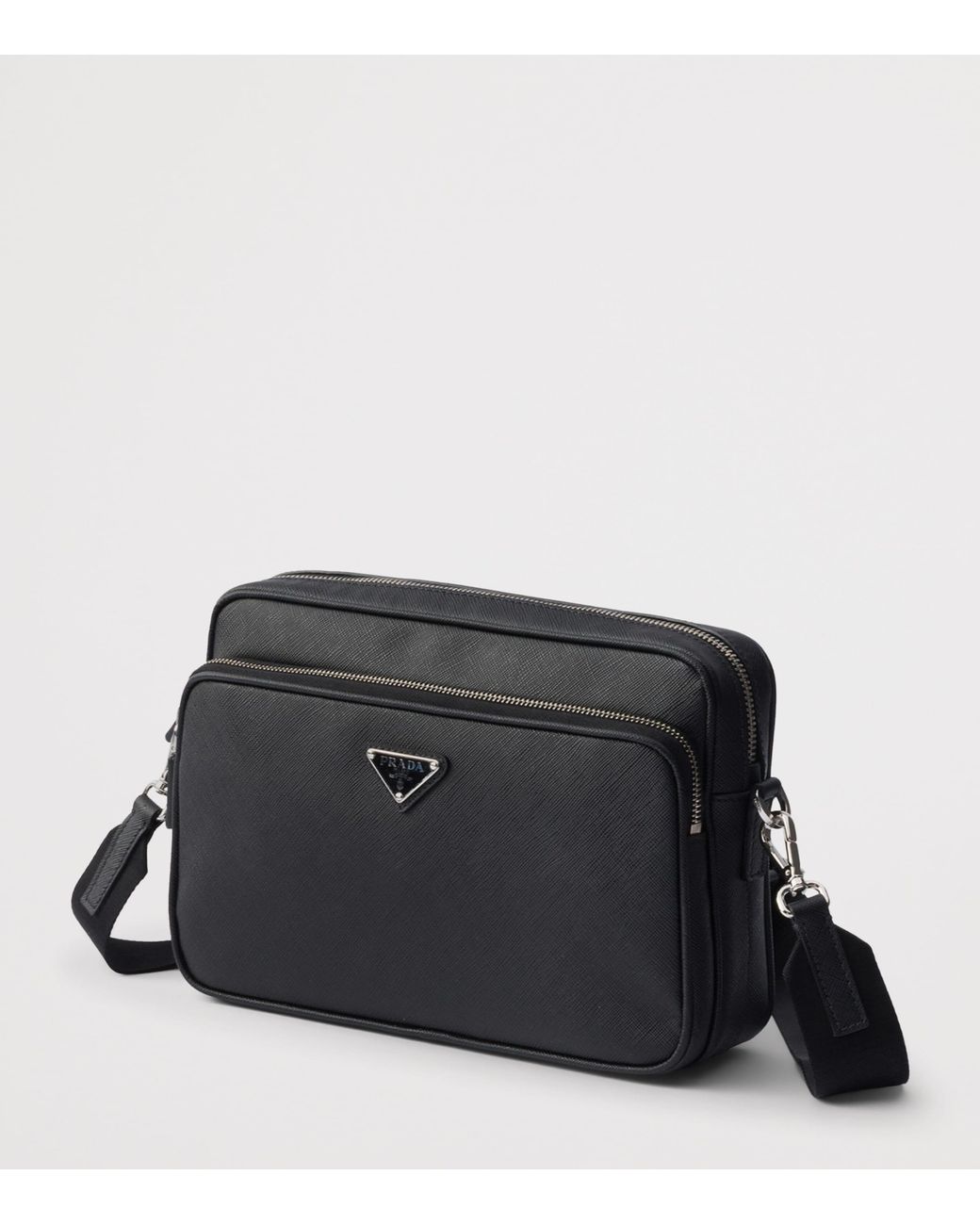 Prada Black Saffiano Leather Cross-Body Bag for men