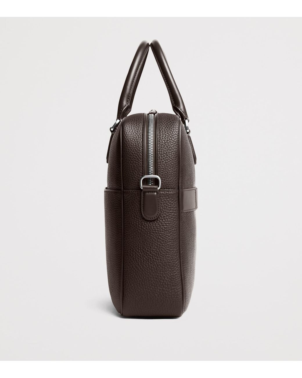 Carl Friedrik Brown Leather Dunloe Briefcase for men