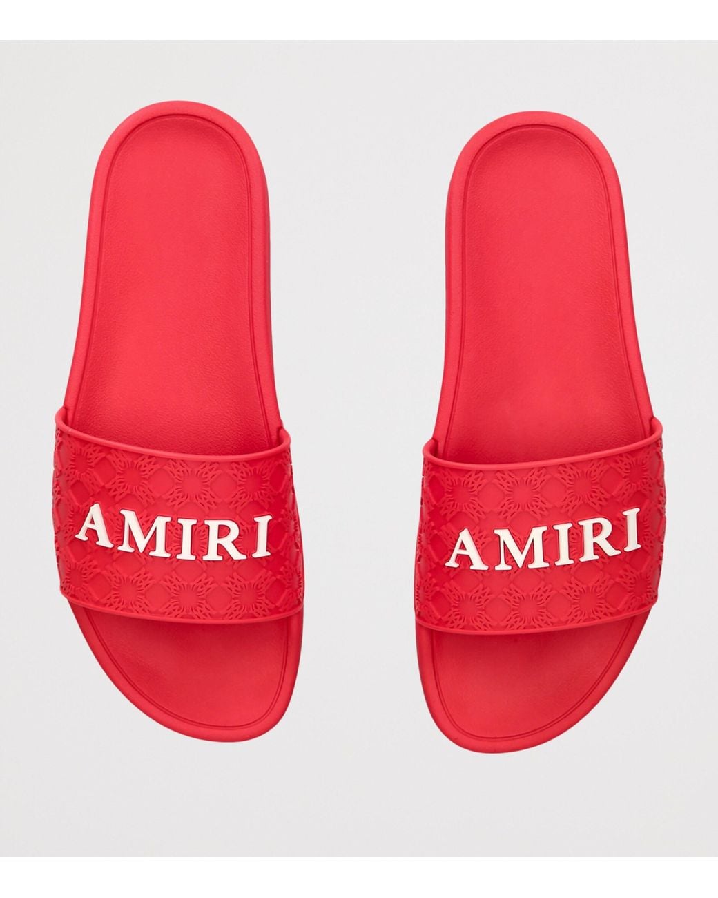 Amiri Red Ma Quad Pool Slides