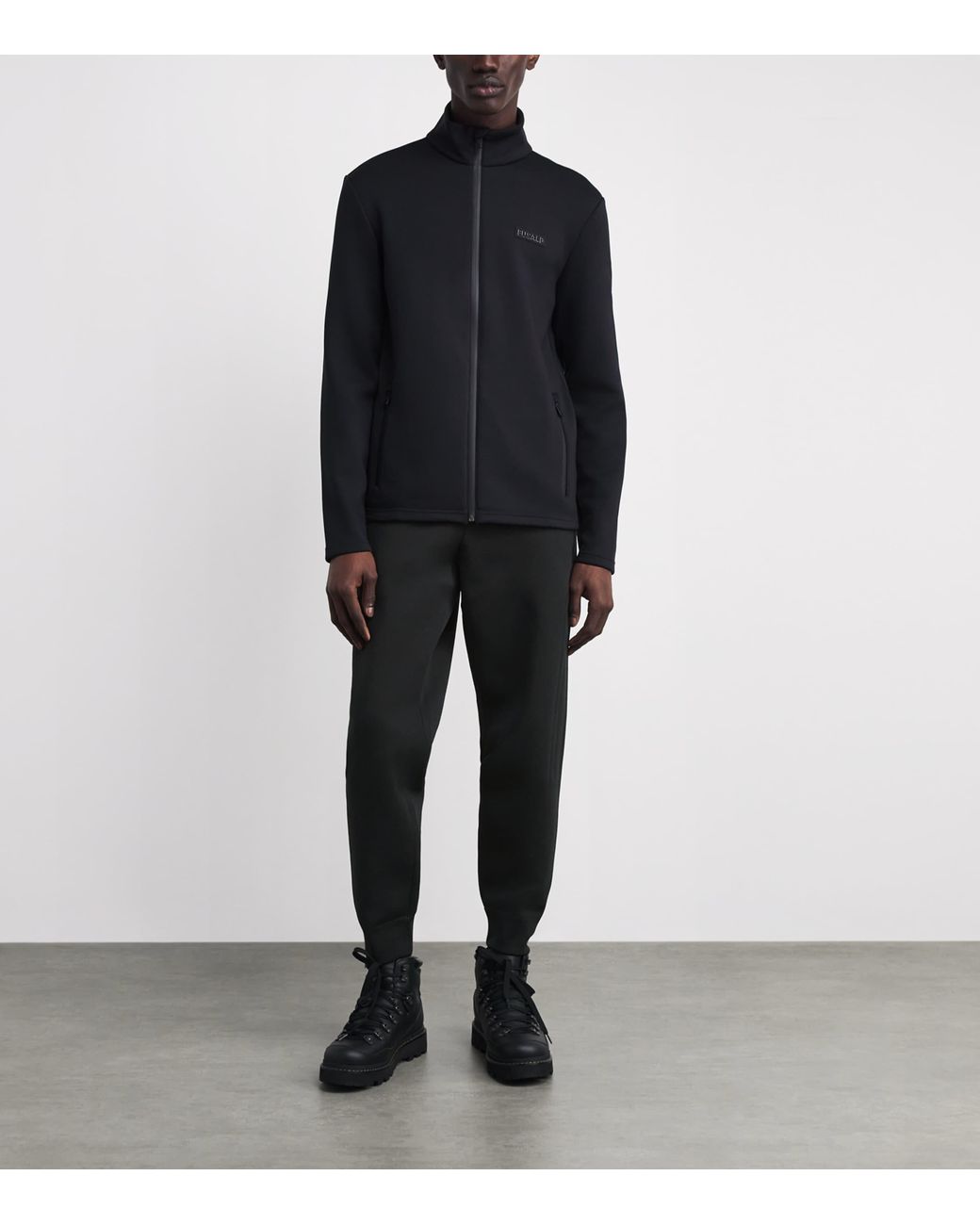 Fusalp Black Wool-Blend Cyrion Sweatpants for men