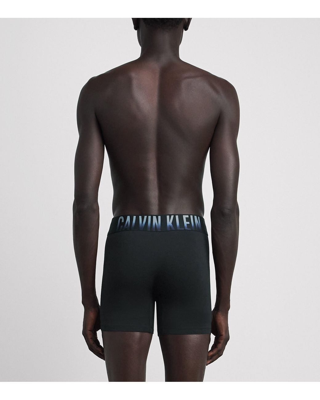 Calvin Klein Black Stretch-Cotton Intense Power Trunks for men