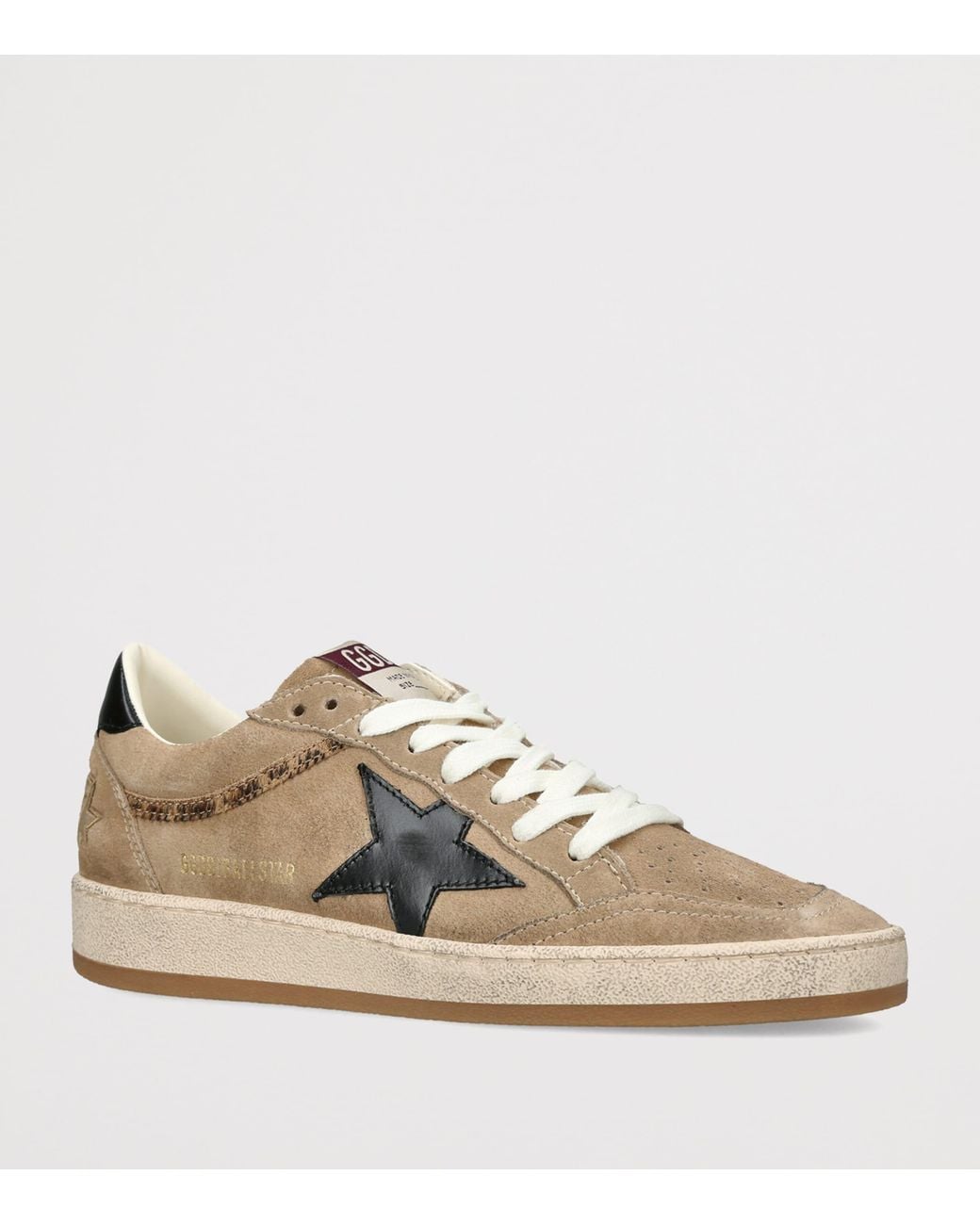 Golden Goose Deluxe Brand Brown Suede Ball Star Sneakers