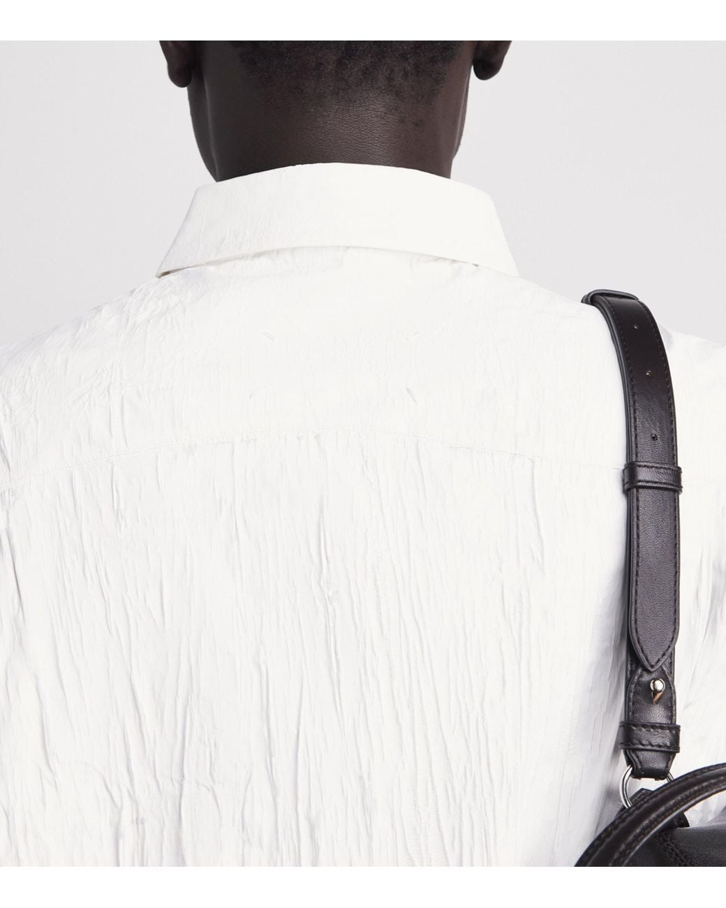Maison Margiela White Crinkle Bianchetto Shirt for men