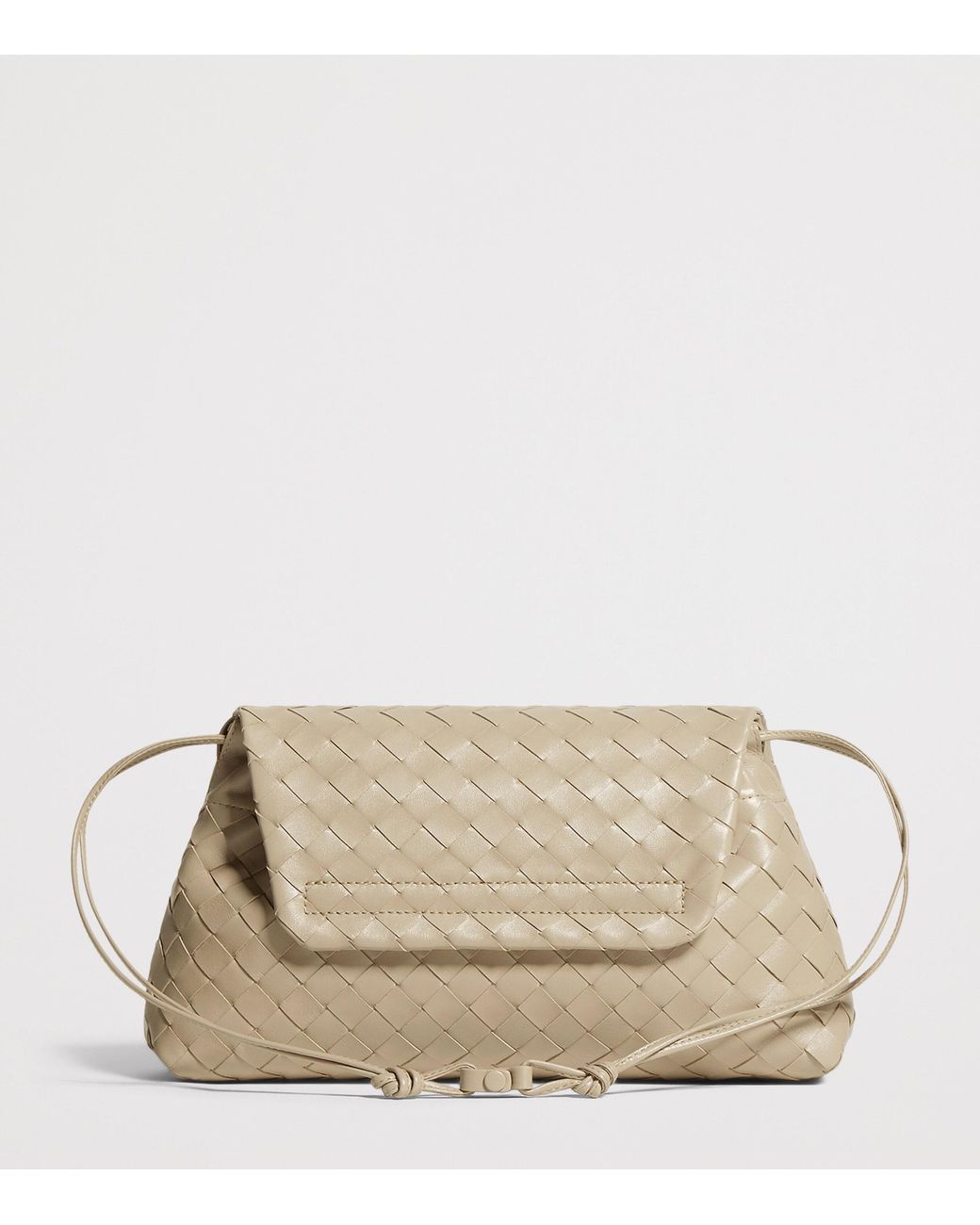 Bottega Veneta Natural Leather Giorno Shoulder Bag