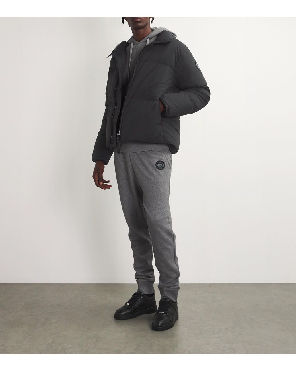 Canada Goose Black Down Lawrence Puffer Jacket for men