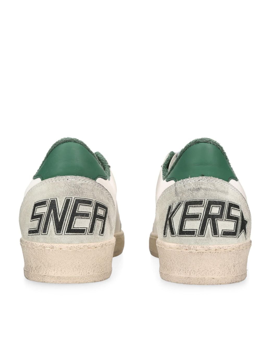 Golden Goose Deluxe Brand White Leather Ball Star Sneakers for men