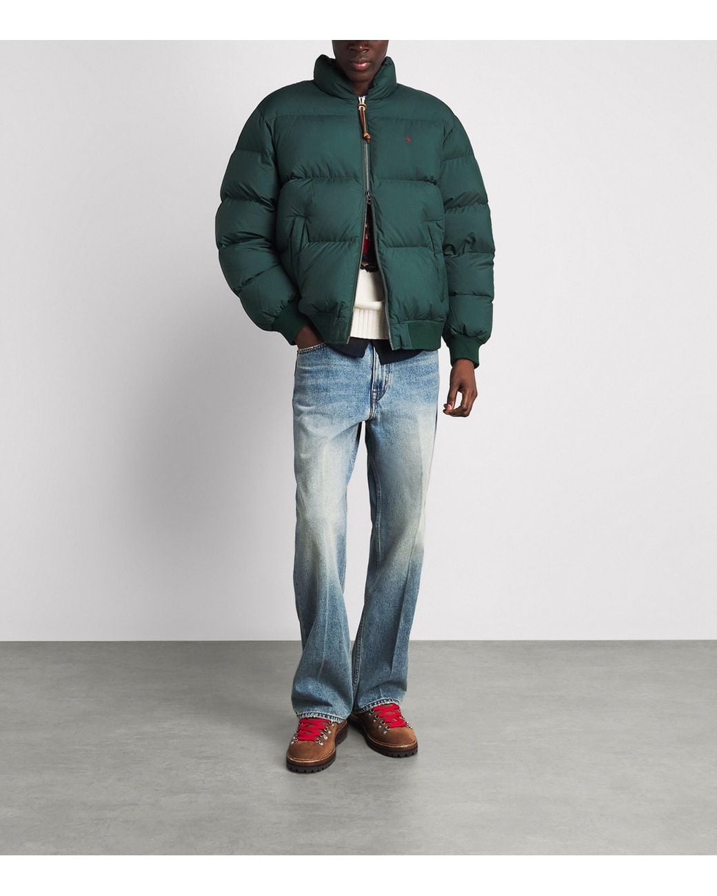 Polo Ralph Lauren Green Wyoming Down Jacket for men