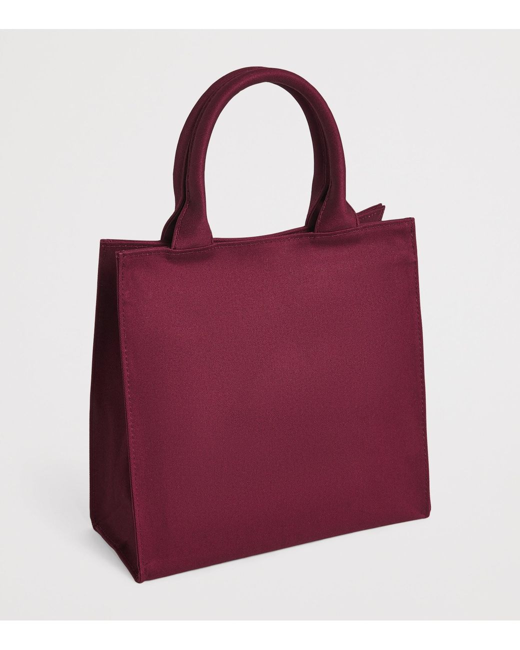 Harrods Purple Small Logo Tote Bag