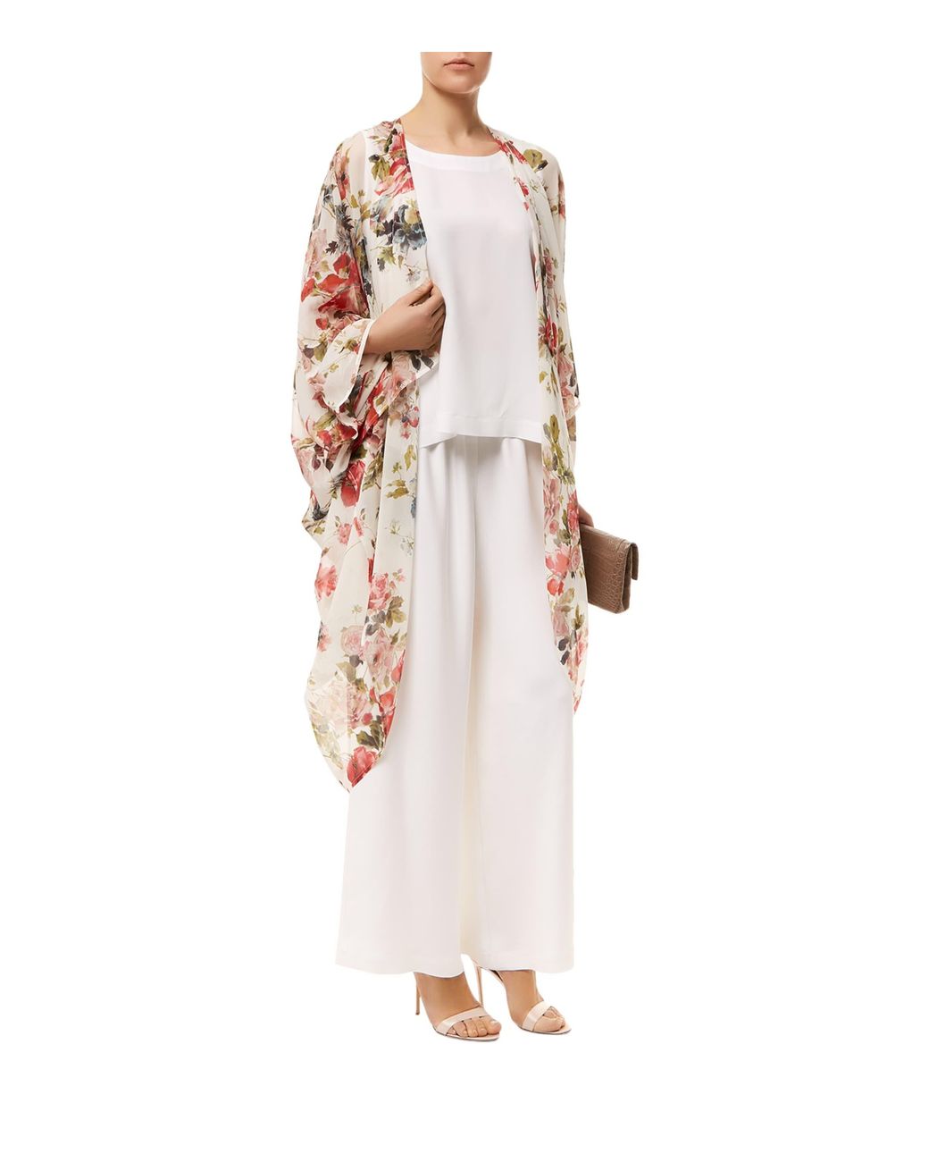 Eskandar White Silk Shell Top