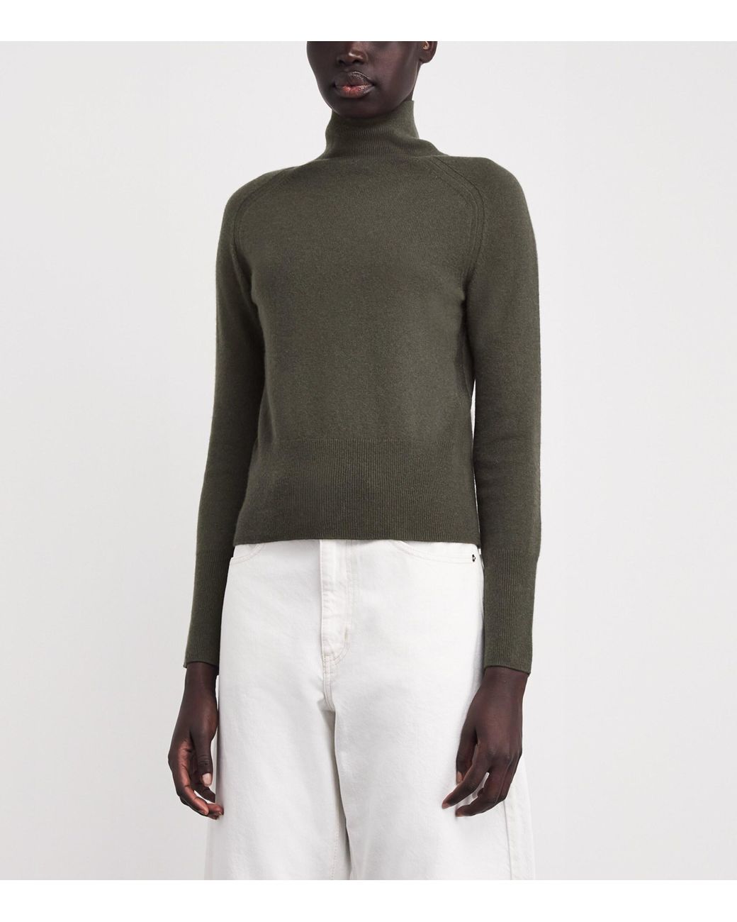 Joseph Green Cashmere Oxna High-Neck Sweater