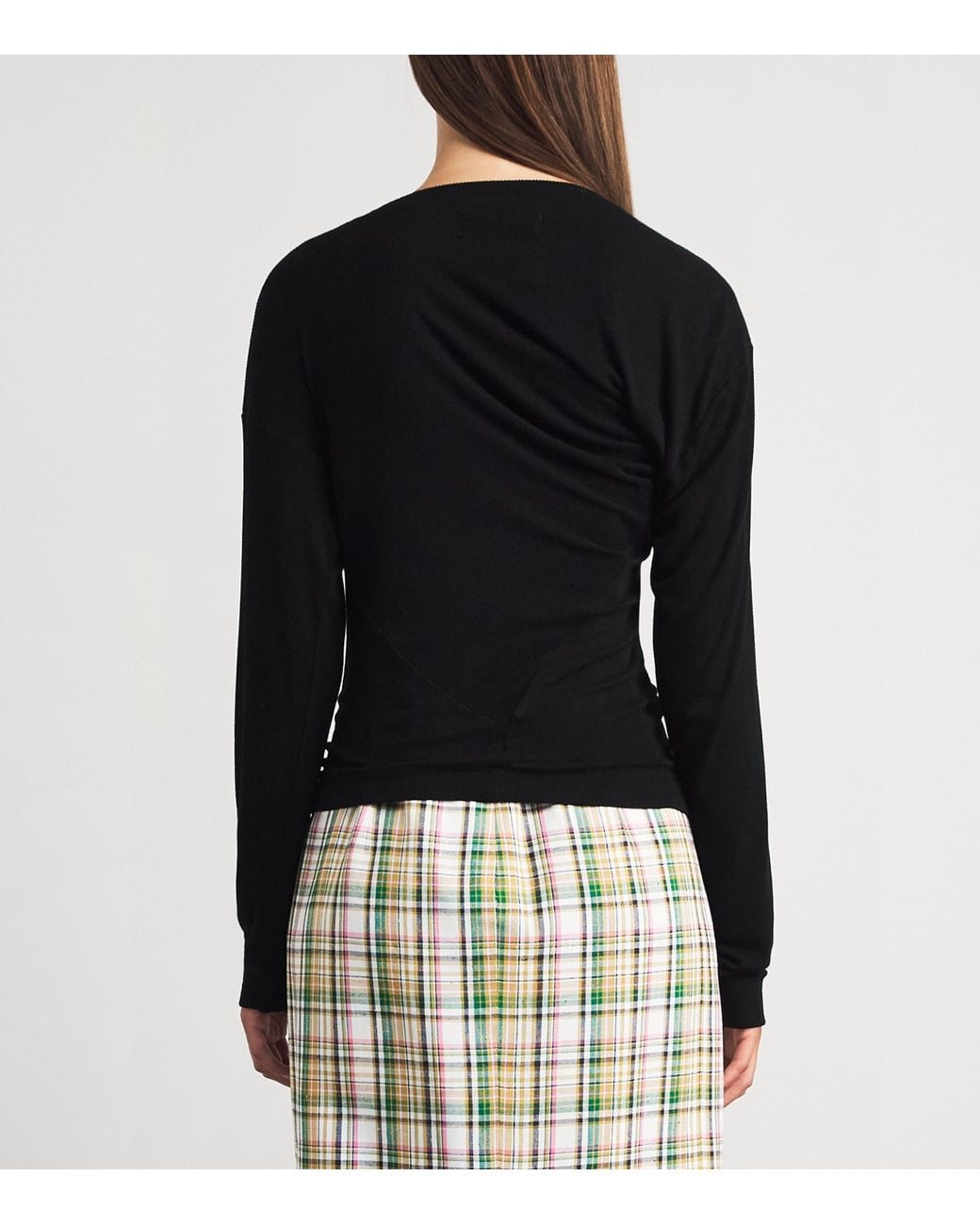 Vivienne Westwood Black Ribbed Hebo Long-Sleeve T-Shirt