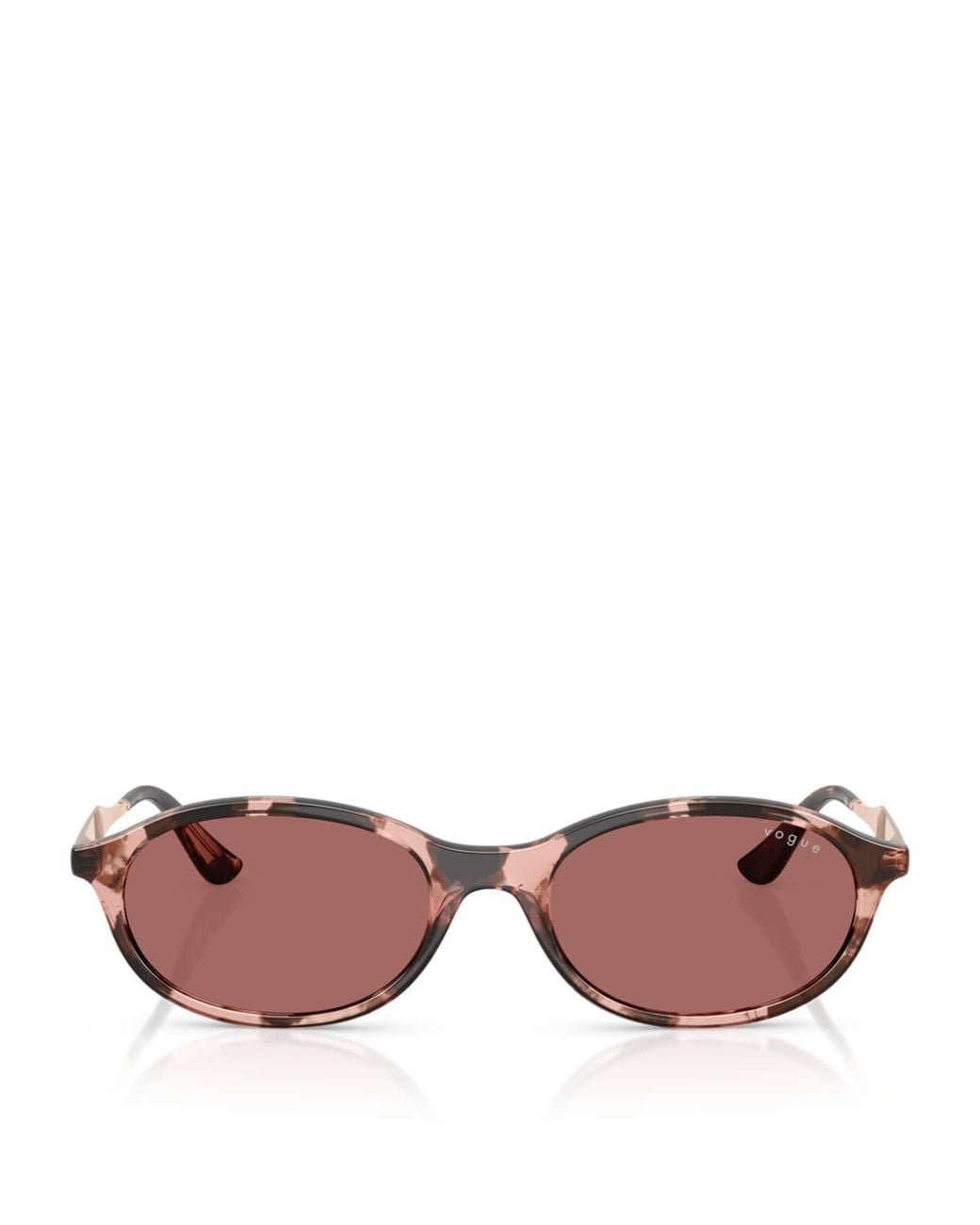 Vogue Pink Oval Sunglasses