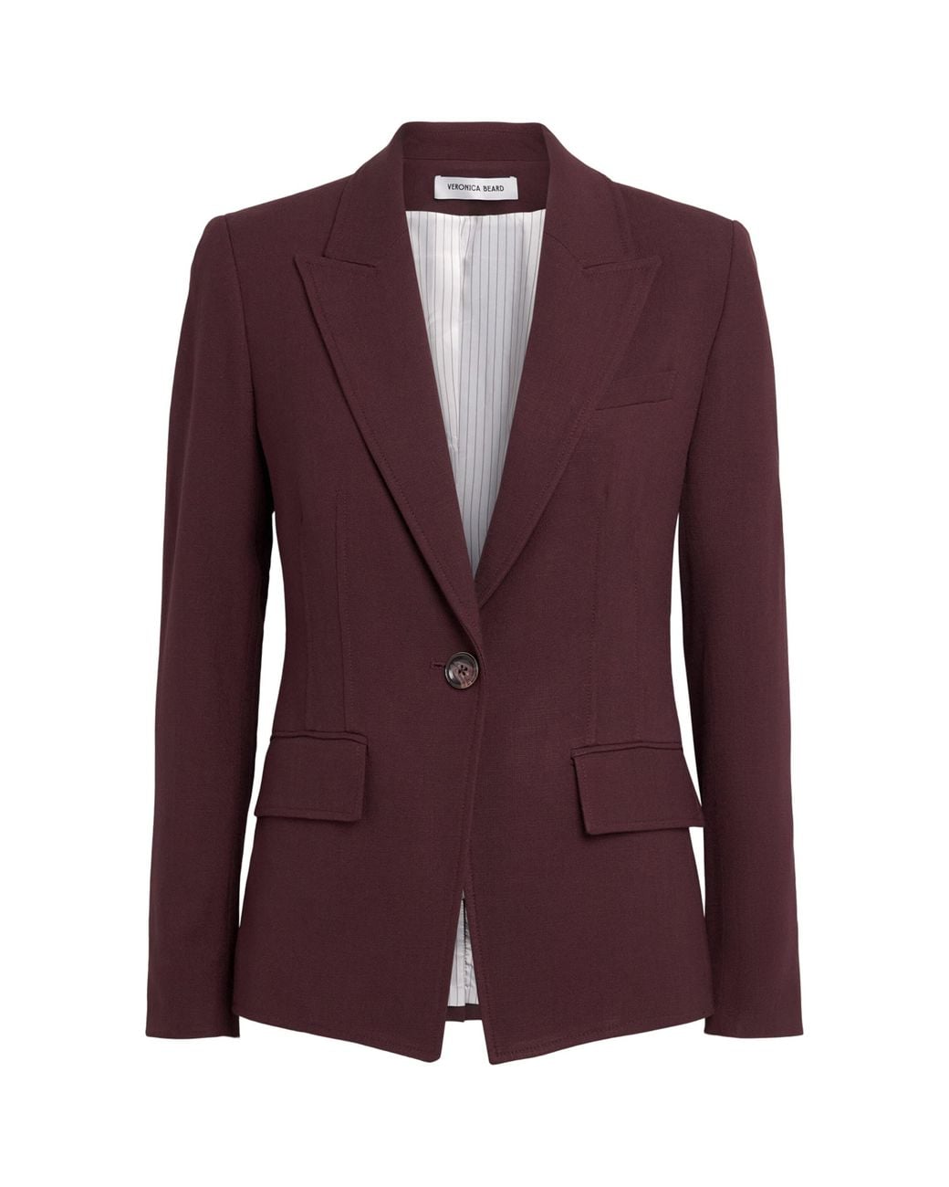 Veronica Beard Purple Isaac Dickey Blazer