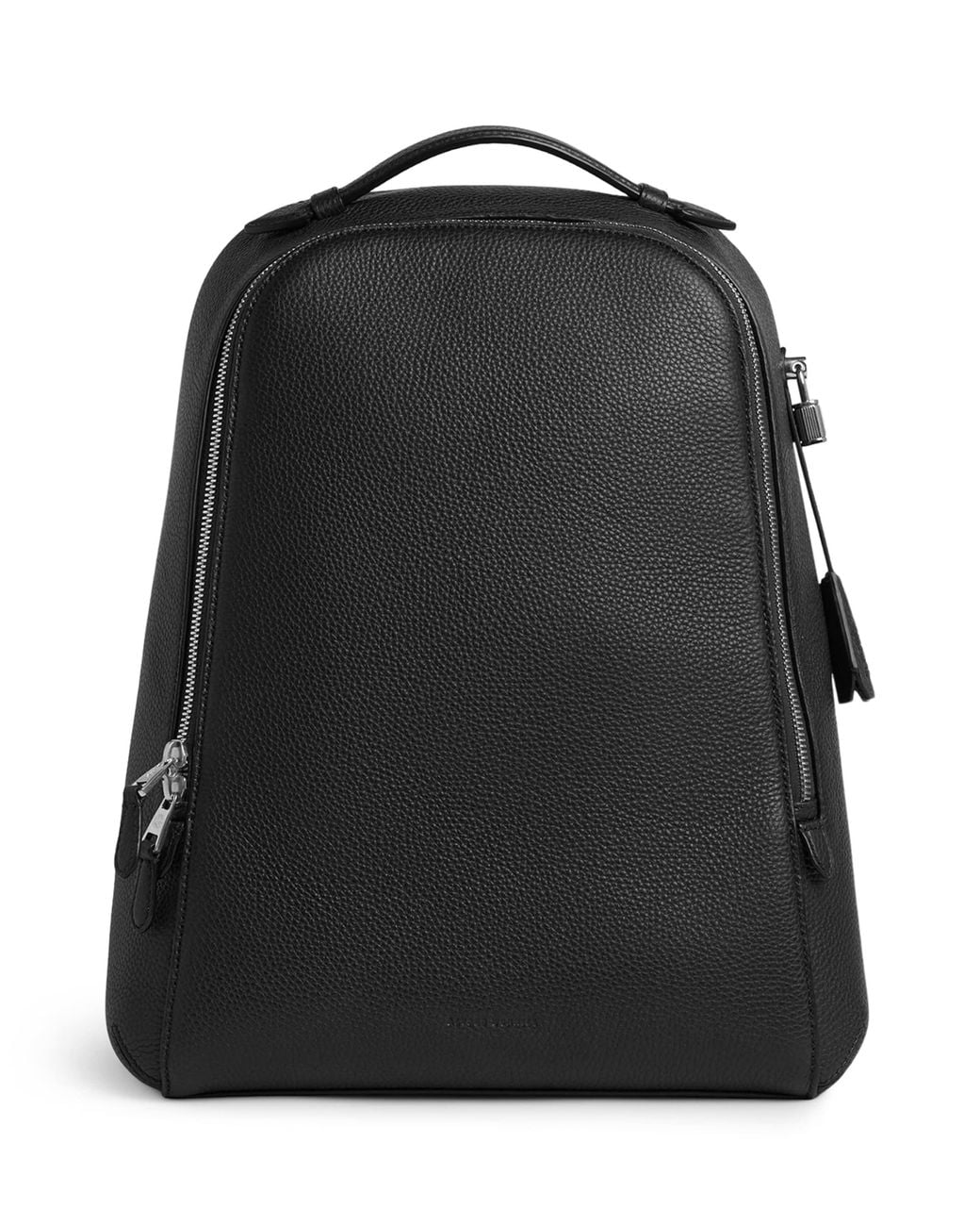 Dunhill Black Leather Bourdon 32 Backpack for men
