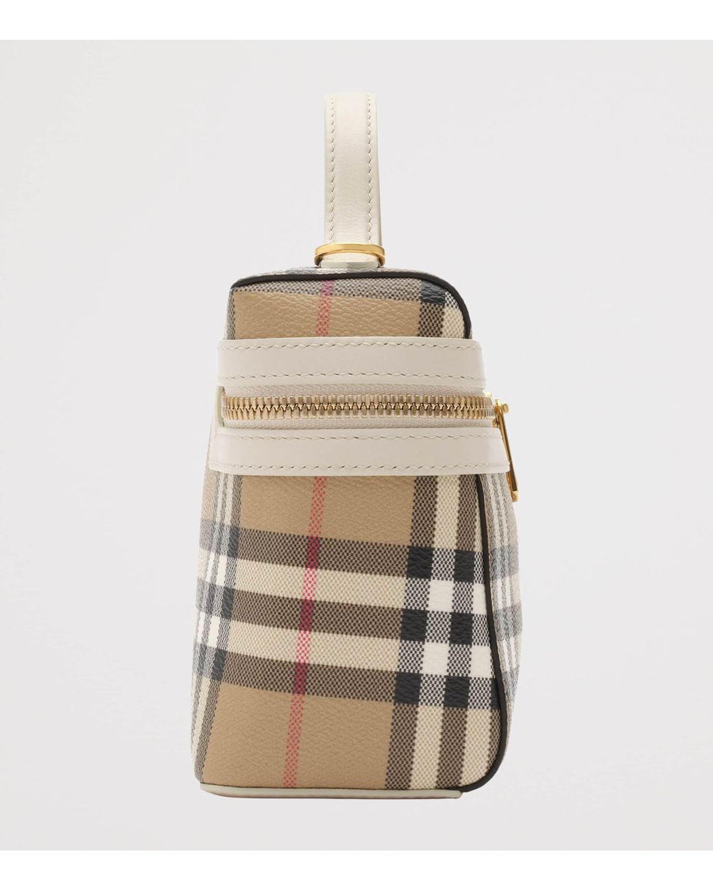 Burberry Metallic Check Vanity Bag