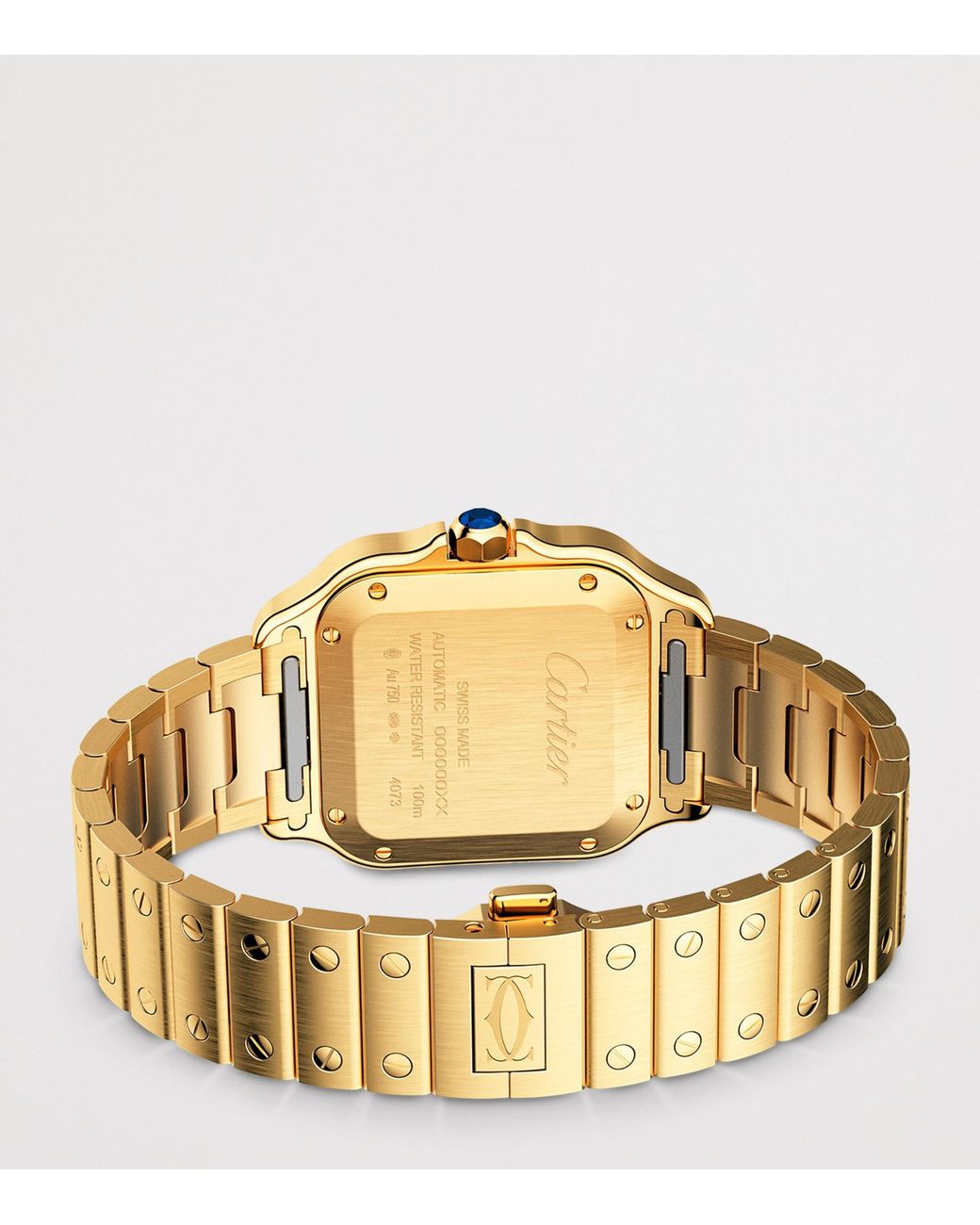 Cartier Metallic Medium Santos De Watch