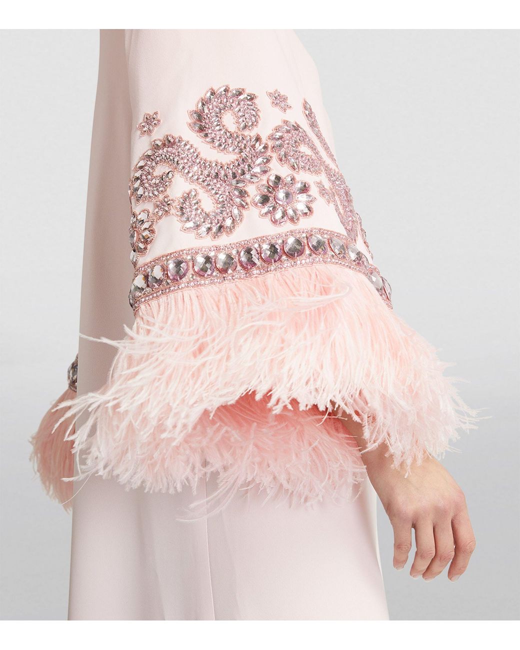 andrew gn pink dress $2245 Andrew GN Women's Pink Flounce-Hem Mini Dress Size 40