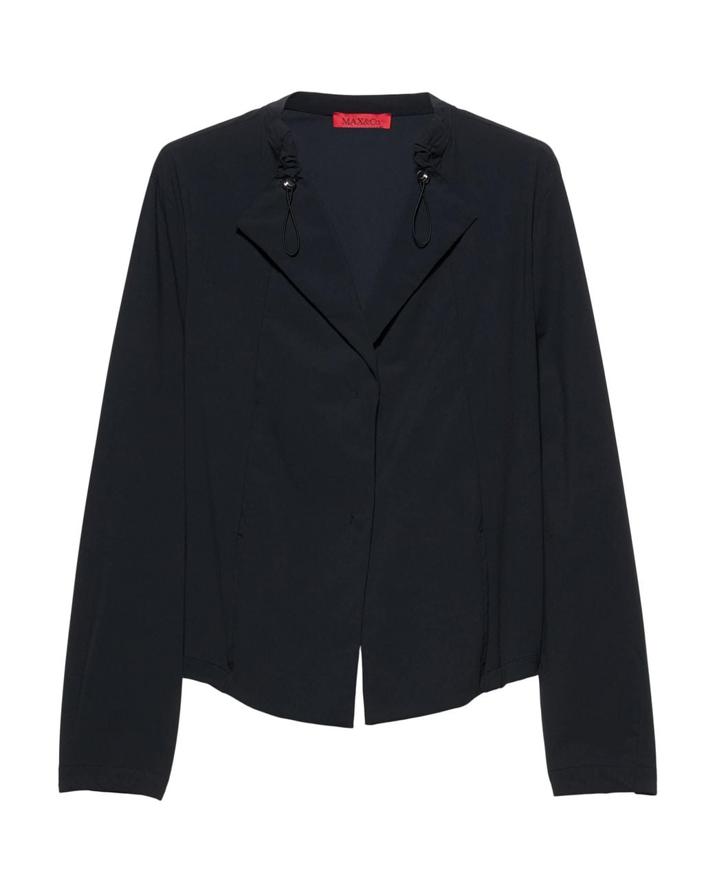 MAX&Co. Black Technical Jersey Jacket