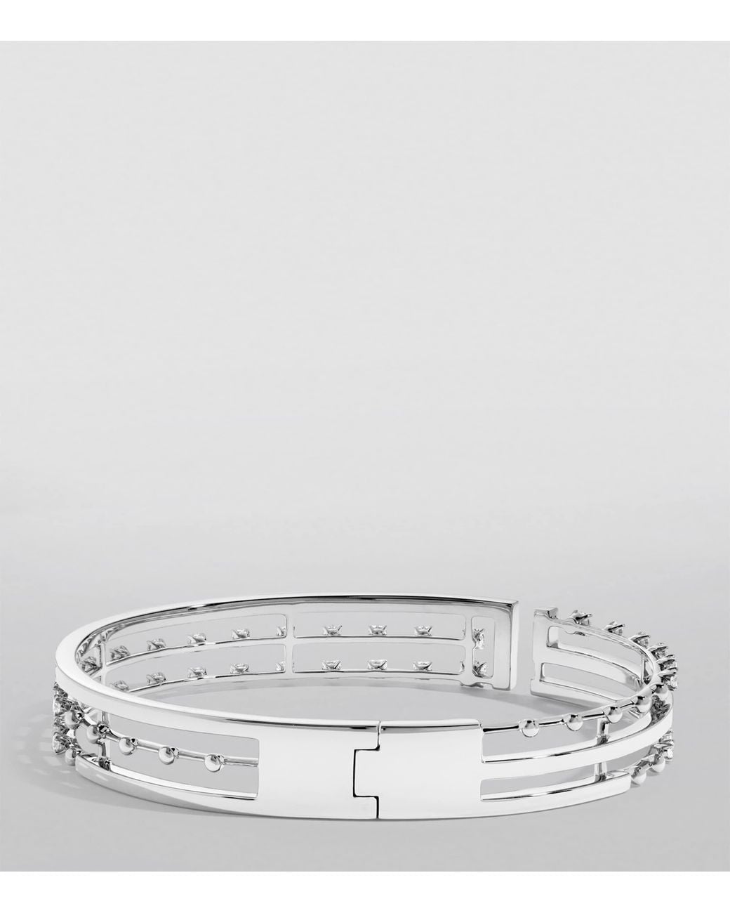 Marli New York Metallic Medium And Diamond Avenues Bangle
