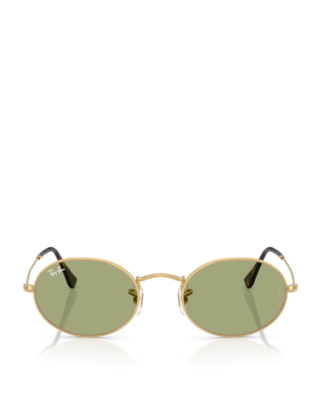 Ray-Ban Green Rb3547 Oval Metal Sunglasses