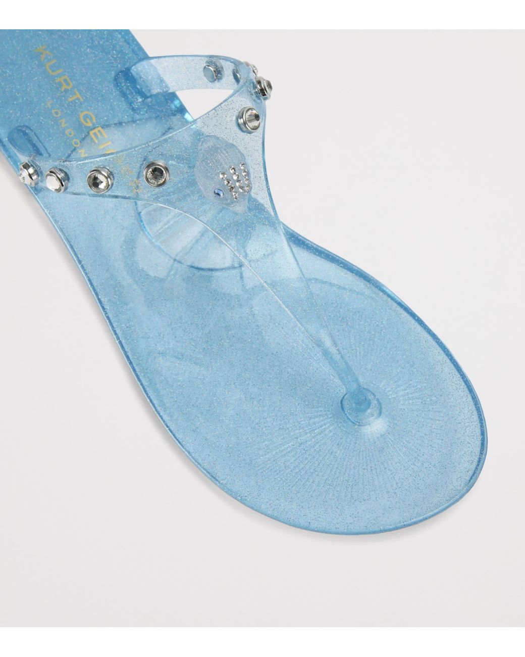 Kurt Geiger Blue Maddison T-Bar Sandals