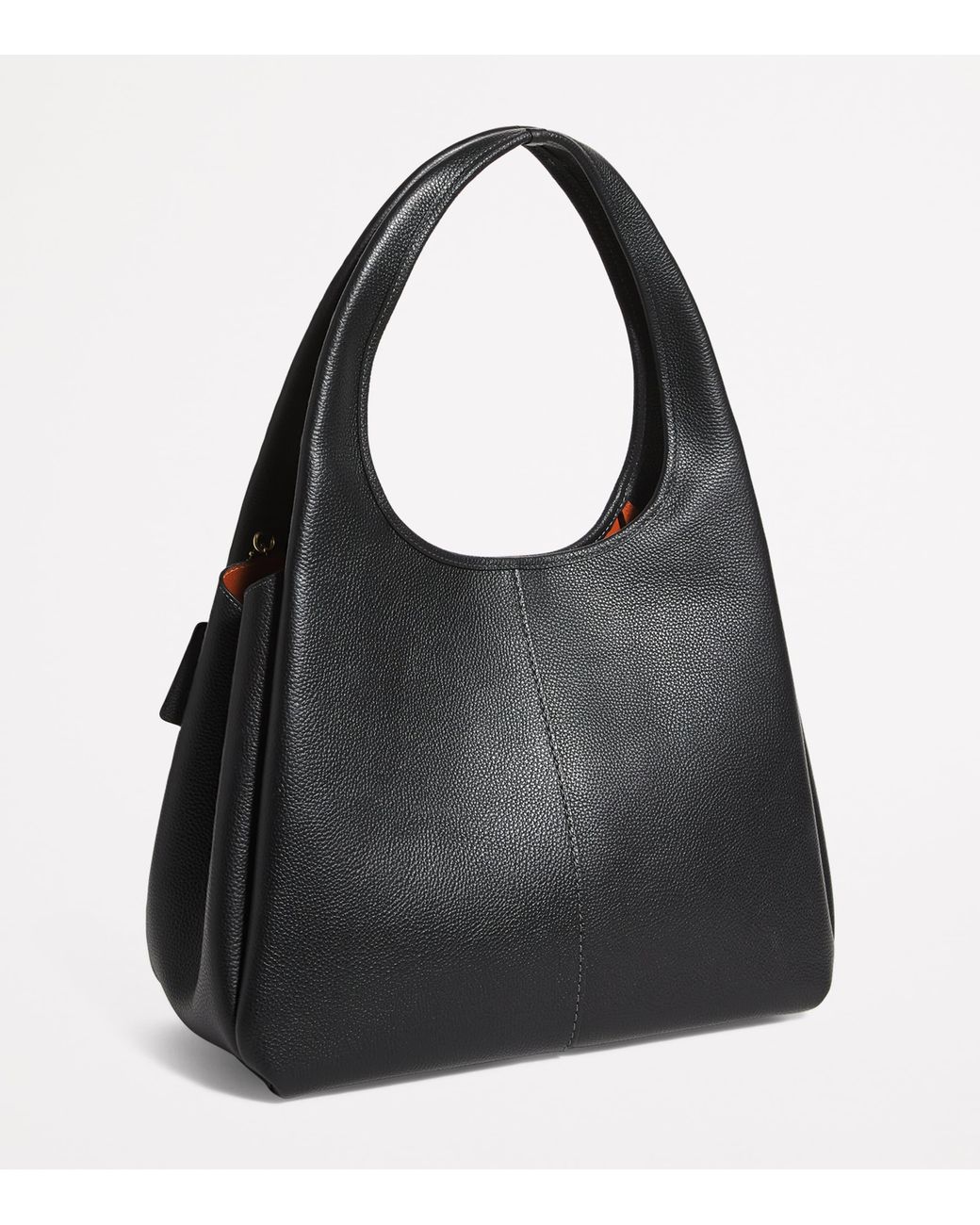 COACH Black Leather Lana Shoulder Bag
